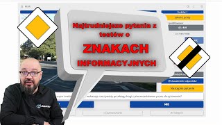 Poznaj najtrudniejsze pytania Znaki informacyjne nr 1 Testy ZdamyTo [upl. by Annoed]