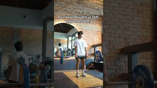 Romanian Deadlift vs Stiff Leg Deadlift [upl. by Matteo]