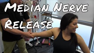 Median Nerve Compression  MSR Release Protocol [upl. by Fakieh]