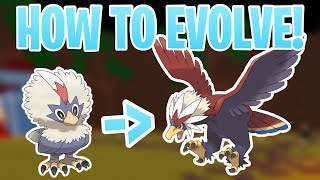 EVOLVING RUFFLET  ROBLOX POKEMON BRICK BRONZE [upl. by Buatti]