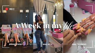 The Insane Story Behind week in the life as a nail tech  Vlog [upl. by Ron]