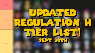 Updated Reg H Tier list 930 [upl. by Jala146]