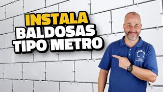 Cómo Instalar Baldosas Tipo Metro en un Salpicadero [upl. by Tseng219]