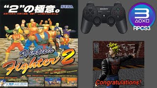 Virtua Fighter 2 PlayStation 3  JACKY Bryant 1cc RPCS3 [upl. by Helenka]