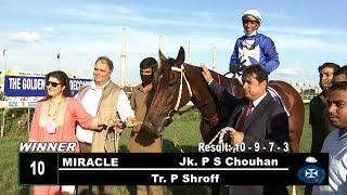 Miracle with P S Chouhan up wins The Golden Jubilee Deccan Derby Gr 1 2021 [upl. by Timmi890]