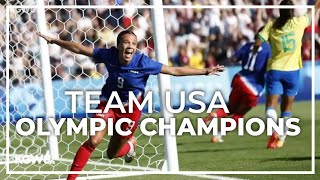 US womens soccer snags another gold medal at Paris Olympics [upl. by Strohl]