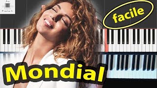 Tal  Mondial  tutorial Piano FACILE [upl. by Urissa69]