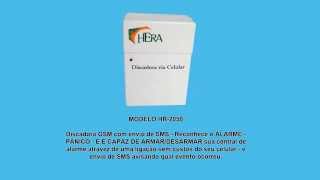 Discadora GSM com envio de SMS  Modelo HR2050 Via Smart [upl. by Reiche128]