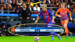 The Day Lionel Messi Showed Pep Guardiola and Kevin De Bruyne Who is The GOAT [upl. by Genie295]