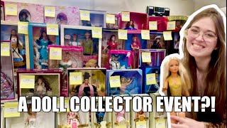 SHOP WITH ME AT THE DOLL SHOW  Doll Collector Event amp Sale  Barbie Disney Vintage PLUS HAUL [upl. by Burlie]