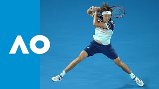 Alexander Zverevs best shots  Australian Open 2020 [upl. by Ahsikad]