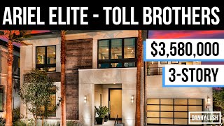 Ariel Elite by Toll Brothers in Irvine California  Luxury Model Home for Sale [upl. by Anahgem]