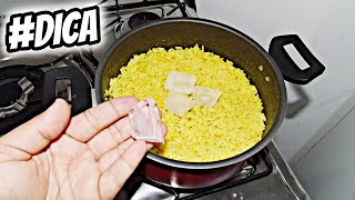 COMO ESQUENTAR O ARROZ DE ONTEM E DEIXAR ELE FRESQUINHO COM APENAS 1 INGREDIENTE [upl. by Kearney]