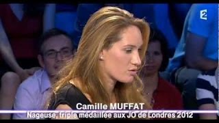 Camille Muffat amp Yannick Agnel  On nest pas couché 8 septembre 2012 ONPC [upl. by Hen]