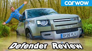 Land Rover Defender 2021 indepth on and offroad REVIEW [upl. by Atilrac]