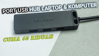 HARGA DAN DESAIN GOKIL   Usb HUB Vention 4 Port [upl. by Eehsar]