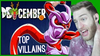 I DIDNT KNOW THEY EXISTED Reacting to quotDBcember Top Dragon Ball Villains Part 1amp2quot [upl. by Smith413]