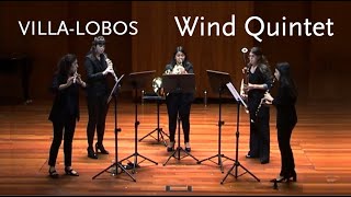 Wind Quintet • VillaLobos • Globo Ensemble [upl. by Akeim]