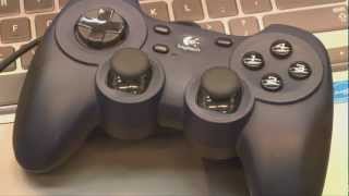 Classic Game Room  LOGITECH DUAL ACTION GUF13A PC controller review [upl. by Eirb]