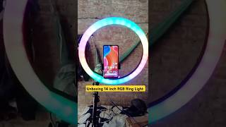 Unboxing 14 Inch LED RGB Ring Light unboxing ringlight amazon [upl. by Duncan]