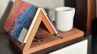 Crafting the Perfect Wooden Book Holder A DIY Tutorial [upl. by Chester]