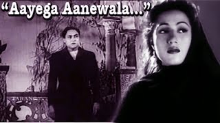 Aayega Aanewala  Evergreen Hit Song By Lata Mangeshkar  Mahal [upl. by Vijnas296]