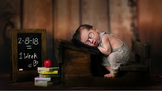 Photoshoot with a Newborn Baby Boy NEWBORN PHOTOGRAPHY [upl. by Eldwon]