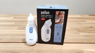 Braun Electric Nasal Aspirator Review amp Tutorial [upl. by Gregoire498]