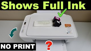 HP Printer Ink Is Full But Not Printing [upl. by Leizahaj44]