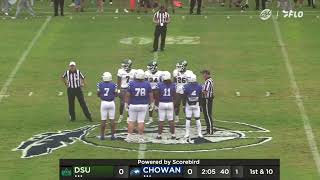 GSC Football Delta State at Chowan 9923 [upl. by Sueahccaz]