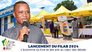 Lancement du FILAB 2024  L’économie du livre et des arts au cœur des débats [upl. by Dustan]