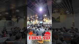 firstaid training Wingsinstitute workshop safetyfirst trainingday [upl. by Eimmat]