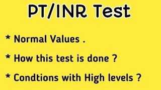 PTINR Test [upl. by Yelrahc]