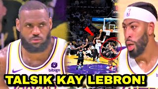 Inararo lang ni Lebron ang Depensa ni Brooks Buhat Mode ang Lakers [upl. by Haroun879]