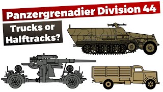 PanzergrenadierDivision amp Motorized Infantry Division 19391944 [upl. by Madi]