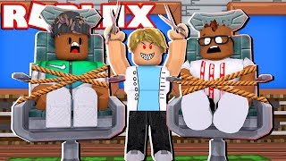 ESCAPE THE EVIL BARBERSHOP IN ROBLOX [upl. by Sajovich940]