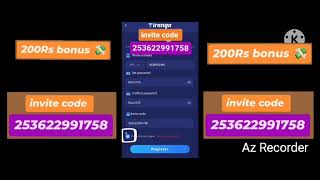 Tiranga app invite code💸Tiranga game is invite code sa register karna par 200Rs milta h🤑newtiranga [upl. by Barboza]