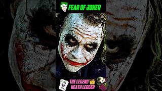 Fear Of Joker😈  Heath Ledger  Attitude  Status  4k Hd  Edit🃏🔥shorts dc joker [upl. by Thar]