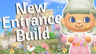 GRANDMA CORE SPRING CORE ISLAND  ACNH ENTRANCE BUILD AGAIN  ANIMAL CROSSING NEW HORIZONS [upl. by Dressel]