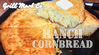 Pitmasters FAVORITE Side Dish  Smoked Ranch Cornbread  FT BBQ Chef Mark Ashby [upl. by Erb]