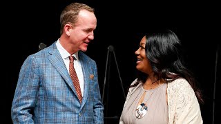 Demaryius Thomas inducted into the CO Sports HOF honored by Peyton Manning with scholarship [upl. by Lednyk]