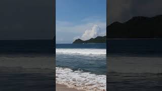 Mexico  Beachwalking in Mazatlán Beach view behind Hotel Doubletree By Hilton Mazatlán Shorts [upl. by Nadiya]