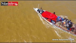 Comment les pêcheurs traversent la brèche de SaintLouis [upl. by Amliw]