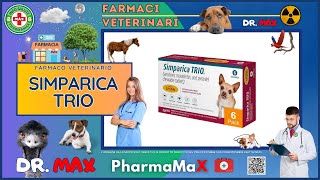 🐶 SIMPARICA TRIO Farmaco Veterinario a cosa serve   Foglietto Illustrativo 👔 Dr MAX [upl. by Yorgen]