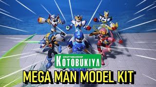 MEGA MAN STOP MOTION  KOTOBUKIYA MODEL KITS 2  megaman megamanx battlenetwork stopmotion [upl. by Yerfoeg]