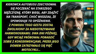 đźšŤ KIEROWCA POMAGA SENIOROWI I TRACI PRACÄ 48H PĂ“ĹąNIEJ 5 MOTOCYKLI ZMIENIA JEGO LOS [upl. by Huston]