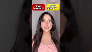 You have to choose between going to an evil school or good school funnyshorts ytshorts shorts￼ [upl. by Cully637]