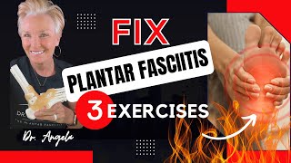 3 Exercises You MUST Do To Fix Plantar Fasciitis [upl. by Eerej]