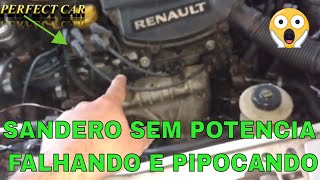 CARLOS  SANDERO FALHANDO FRACO DEFEITO INTERMITENTE VCI E VOLTA A FALHA [upl. by Onitram]