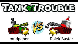 Tank Trouble Online Beta mudpaper vs DalekBuster First to 20 [upl. by Ocirred]